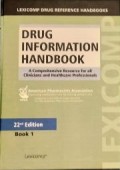 Drug Informatin Handbook 22nd Edition Book 1