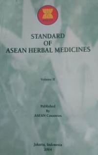 Standard Of Asean Herbal Medicines