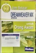 7 Jam Belajar Dreamweaver MX 2004