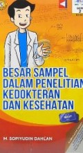 Besar Sampel Dalam Penelitian Kedokteran Dan Kesehatan