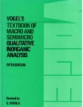 Vogel's: Textbook of Macro And Semimicro Qualitative Inorganic Analysis