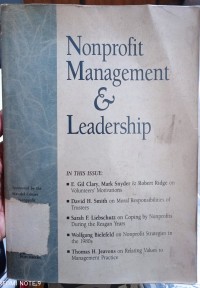 Nonprofit Management & Leadership