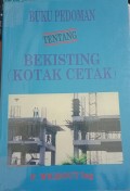 Buku Pedoman Tentang Bekisting (Kotak Cetak)