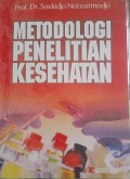 Metodologi Penelitian Kesehatan