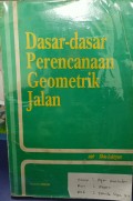 Dasar-dasar Perencanaan Geometrik Jalan