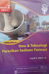 Ilmu dan Teknologi Peracikan Sediaan Farmasi Vol. 2