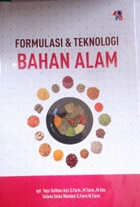 Formulasi & Teknologi Bahan Alam