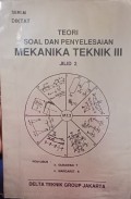 Teori Soal Dan Penyelesaian Mekanika Teknik III