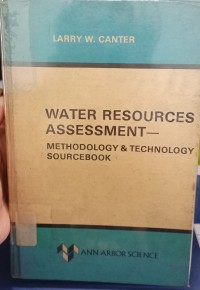 Water Resources Assessment - Methodology & Technology Sourcebook