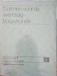 Normen voor de werktuig-bouwkunde