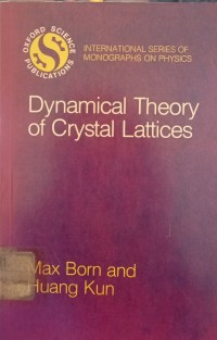 Dynamical Theory Of Crystal Lattices