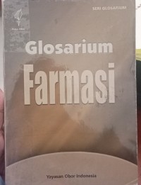 Glosarium Farmasi