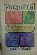 Personnel : The Management of People at Work