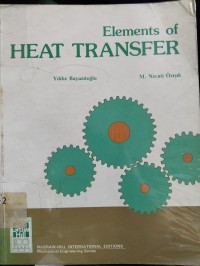 Elements Of Heat Transfer