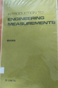 Introduction To Engineering Measurements