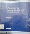 Calculus For The Managerial, Life , and Social Sciences