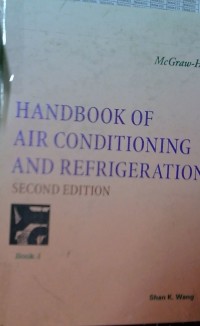 Image of Handbook Of Air Conditioning And Refrigeration