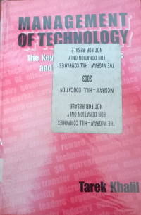 Management Of Technology
