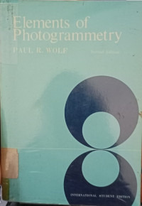 Elements Of Photogrammetry