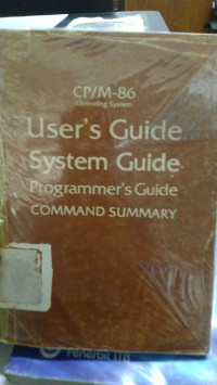 User's Guide system Guide Programmers Guide Command Summary