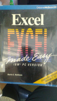 Excel 2.1 Made Easy IBM pc version