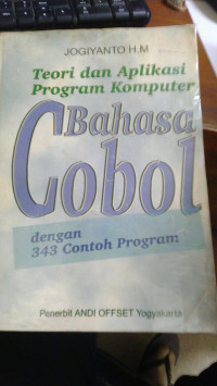Teori dan Aplikasi Program Komputer Bahasa Cobol