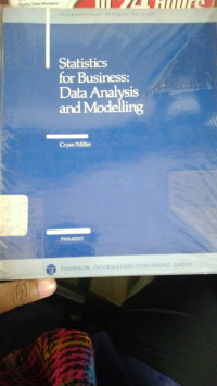 Statistics For Business data Anaalysis and Modelling