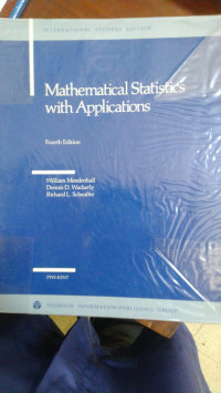 Mathematical Statistics With Applications