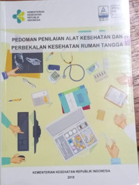 Pedoman Penilaian Alat Kesehatan Dan Perbekalan Kesehatan Rumah Tangga