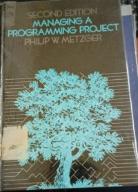 Managing A Programming Project