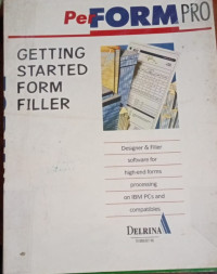 PerFORM Pro Getting Started Manual