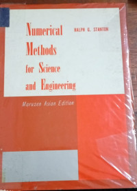 Numerical Methods For Science and Engineering