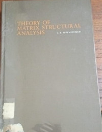 Theory Of Matrix Structural Analysis