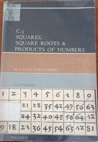 C.3 Squares, Square Roots & Products Of Numbers