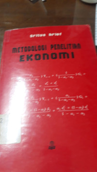 Metodologi Penelitian Ekonomi