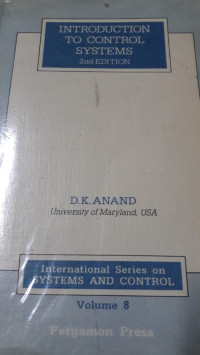 Introduction To Control Systems