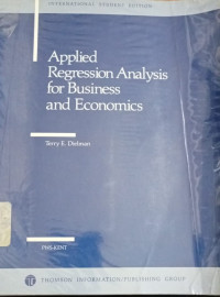 Applied Regression Analysis for Business and Economics