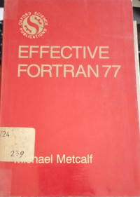 Effective Fortran 77