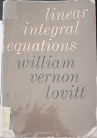 Linear Integral Equations