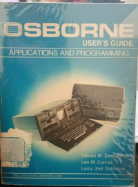 Osborne User's Guide Applications And Programming