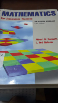 Mathematics For Elementary Teachers