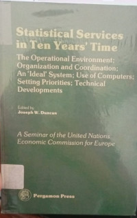 Statistical Services in Ten Years' Time