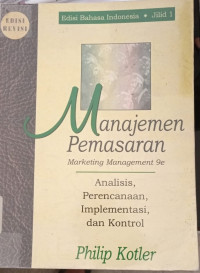 Manajemen Pemasaran