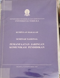Pemanfaatan Jaringan Komunikasi Pendidikan 1997
