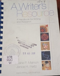 A Writer's Resource