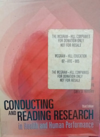 Conducting And Reading Research in Health and Human Performance