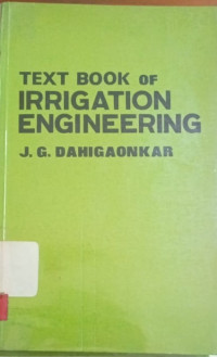 Text Book Of Irrigation Engineering