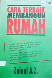 Cara Terbaik Membangun Rumah
