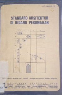 Standard Arsitektur Di Bidang Perumahan