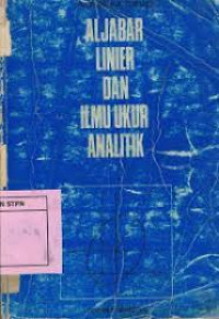 Aljabar Linear dan Ilmu Ukur Analitik